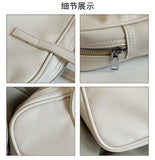 Soft PU Leather Women Big Purse Handbags Large Capacity Student Girls Tote