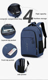 Men's Waterproof Lightweight Backpack 15.6inch Notebook Bag