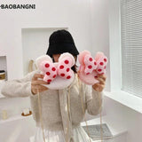 Winter Girl Bag Doll Cartoon Shoulder Bag Bow Bear Plush