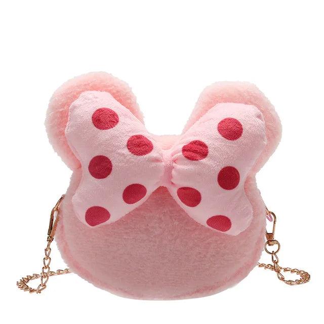 Winter Girl Bag Doll Cartoon Shoulder Bag Bow Bear Plush