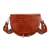 Crocodile Pattern Shoulder Bag Crossbody Bag for Women