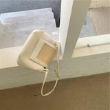 Tide Wild Western Fold Dumpling Straw Bag