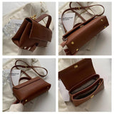 Double Layer Ladies Bag Retro Messenger Bag Casual Mobile Phone Bag
