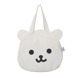 Women Bag Bear Head Double-Sided Back Shoulder Bag Large-Capacity School Bag