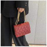 Chain Crossbody Bags Solid High Bag for Women