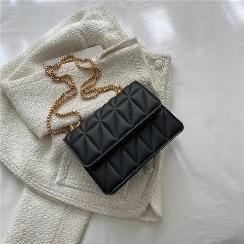 Chain Crossbody Bags Solid High Bag for Women