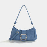Retro Stitching Shoulder Bag Women Autumn Crossbody