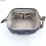 Anime Printed Velvet Star Moon Tassel Cosmetic Storage Bag