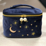 Anime Printed Velvet Star Moon Tassel Cosmetic Storage Bag