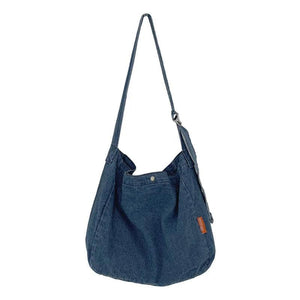 Denim Women Shoulder Satchels Large Crossbody Bag