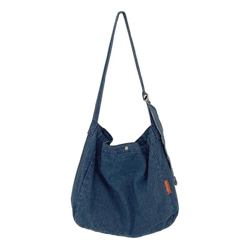 Denim Women Shoulder Satchels Large Crossbody Bag
