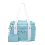 Japanese Preppy Style Pink School Bags for Women Girls