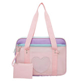 Japanese Preppy Style Pink School Bags for Women Girls
