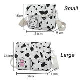 Cow Print Crossbody Bag Waterproof Shoulder Bags for Women