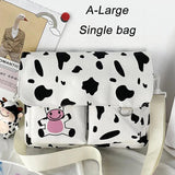 Cow Print Crossbody Bag Waterproof Shoulder Bags for Women