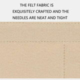 TINBERON Storage Felt Bag High Cloth Cosmetic Bag