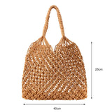 Crochet Handbags for Women Female Bag Large Totes Bag Women's Summer Beach Bag