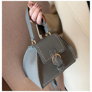 Women's Metal Buckle Small Square Bag Retro Street One Shoulder Diagonal Handbag