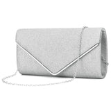 Golden Diamond Evening Clutch Bag Wedding Party Handbag