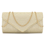 Golden Diamond Evening Clutch Bag Wedding Party Handbag
