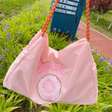 Nylon Tote Bag Shoulder Shopper Bag Women Large Messenger Bag Eco Handbag