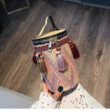 Ethnic Chain Woven Bag Single Shoulder Messenger Bag