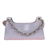 Crocodile Pattern Retro Handbag Small Crossbody Bag