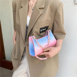Crocodile Pattern Retro Handbag Small Crossbody Bag