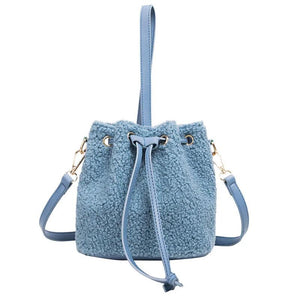 Lamb Wool Small Crossbody Bags for Women Shoulder Bag Ladies Handbag