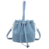 Lamb Wool Small Crossbody Bags for Women Shoulder Bag Ladies Handbag