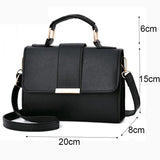Summer Women Leather Shoulder Bag Small Flap