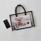 Transparent Floral Cosmetic Bag Waterproof Beauty Case
