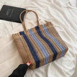 Summer Beach Woven Tote Shoulder Bag