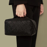 Leather Cosmetic Bag Portable Travel Cosmetic Storage Bag