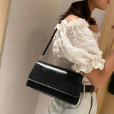 Women Soft PU Leather Handbag Vintage Armpit Shoulder Bag Casual Tote