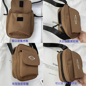 Canvas Shoulder Bag Small Messenger Crossbody Bag Women Purse Handbags