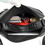 Women Shoulder Bags PU Leather Bag For Girl Female Ladies Handbags High Capacity