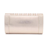 Leather Clutch Bag with Sequin Decoration for Wedding Bride