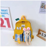 Kids Cartoon Backpack Small School Bag Casual Bookbag Mini Rucksack