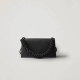 Vintage PU Satchel with Weave Handle and Zipper