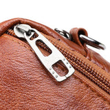 Vintage Chest Crossbody Bag PU Leather Phone Pouch Solid Shopper Anti-theft