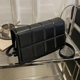 Plaid Small Crossbody Bag Lightweight for Weekend Vacation