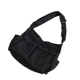 Canvas Big Size Handbag High Street Hip Hop Zipper Messenger Bag