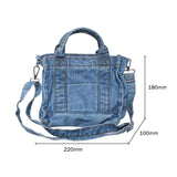 Denim Jeans Bags Girl Totes High Street Hardware Tote Women's Y2K