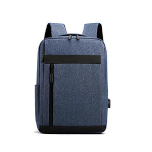 Men's Waterproof Business Laptop Backpack with USB Charging