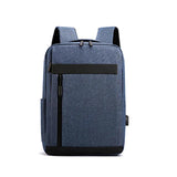 Men's Waterproof Business Laptop Backpack with USB Charging