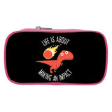 Dinosaur Print Cosmetic Cases Pencil Box T. Rex Pencil Bags Children