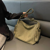 Canvas Shoulder Bag Women's Cross Body Handbag Tote Messenger Rucksack