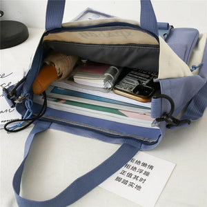 Waterproof Canvas Handbags Shoulder Bag Bags Women Youth Girls Casual Tote Bag
