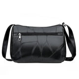 Patchwork PU Shoulder Bag Big Capacity Crossbody Handbag for Women